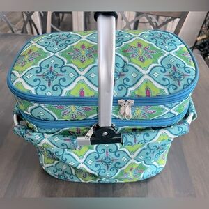 Cost Plus World Market insulated picnic basket